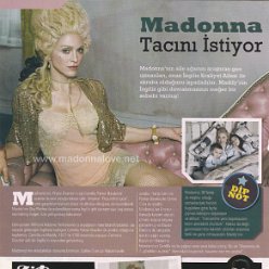 2005 - Unknown month - Unknown magazine - Turkey - Madonna tacini istiyor
