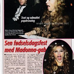 2006 - August - Billed Bladet - Denmark - Sen fodselsdagsfest met Madonna-gab