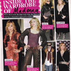 2006 - January - Star - UK - Inside the wardrobe of Madonna
