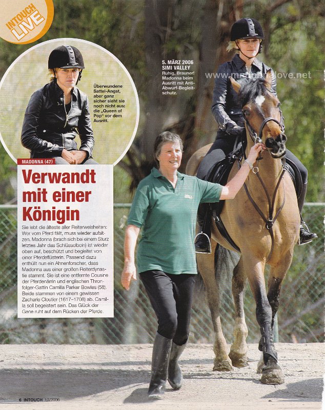 2006 - March - Intouch - Germany - Verwandt mit einer konigin