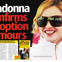 2006 - October - Heat - Madonna confirms adoption rumours