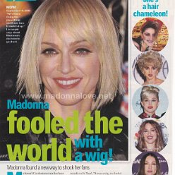 2006 - October - Intouch - USA - Madonna fooled the world with a wig!