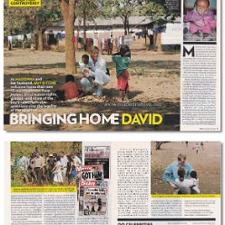 2006 - October - People - USA - Bringing home David