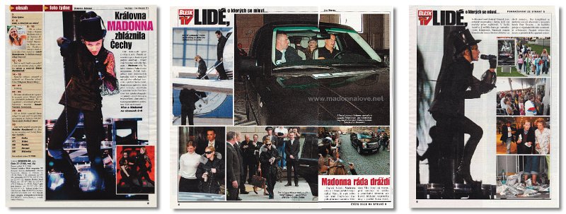2006 - September - Blesk magazine - Czech Republic - Kralovna Madonna zblaznila Cechy