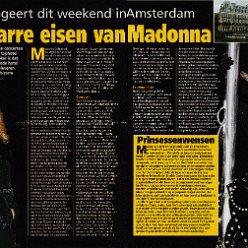 2006 - September - Weekend - Holland - De bizarre eisen van Madonna