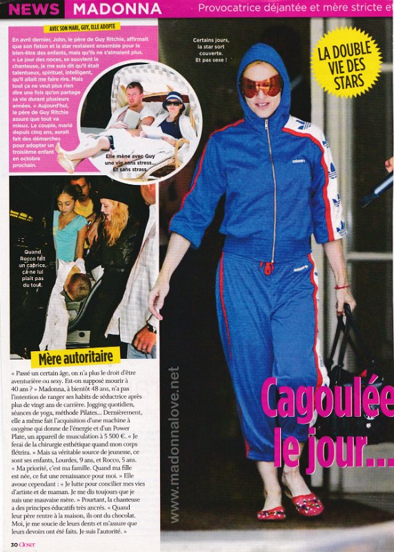 2006 - Unknown month - Closer - France - Cagoulee le jour