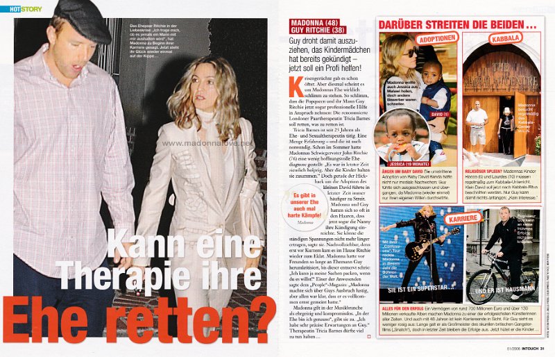 2006 - Unknown month - Intouch - Germany - Kann eine therapie ihre ehe retten