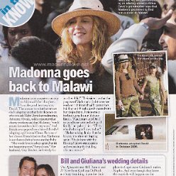 2007 - April - Intouch - USA - Madonna goes back to Malawi