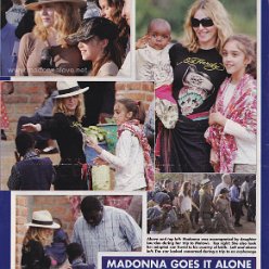 2007 - May - OK! - UK - Madonna goes it alone
