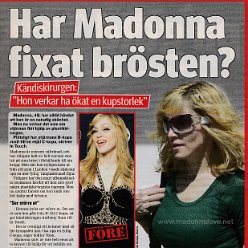 2007 - Unknown month - Halla! - Sweden - Har Madonna fixat brosten
