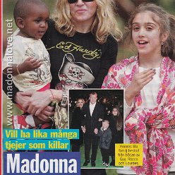 2007 - Unknown month - Se & Hor - Sweden - Madonna adopterar lilla Mercy