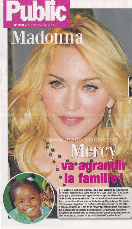 2009 - June - Public - France - Mercy va agrandir la famille!