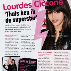 2009 - Unknown month - Hitkrant - Holland - Lourdes Ciccone 'Thuis ben ik de superster'