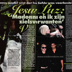 2009 - Unknown month - Prive - Holland - Jesus Luz 'Madonna en ik zijn zielsverwanten'