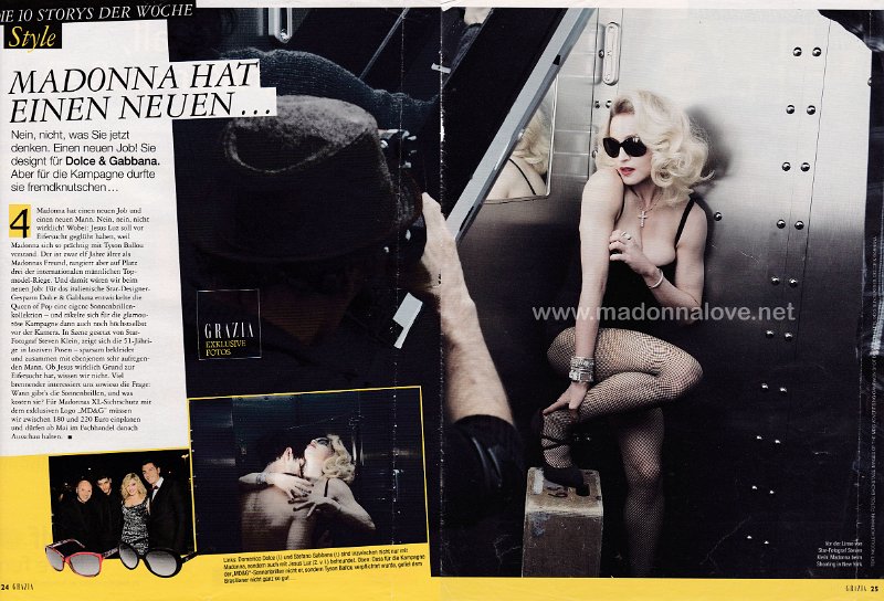 2010 - April - Grazia - Germany - Madonna hat einen neuen