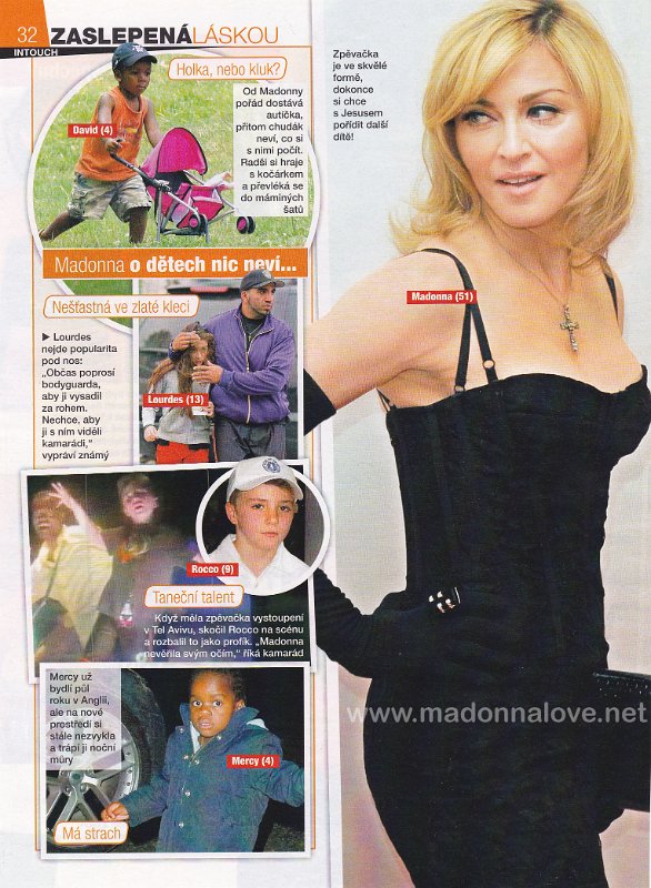 2010 - Unknown month - Intouch - Czech Republic - Madonna o detech nic nevi...