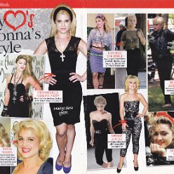 2010 - Unknown month - Look - UK - Kelly loves Madonna's style