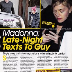 2010 - Unknown month - Now - UK - Madonna- Late-night texts to Guy