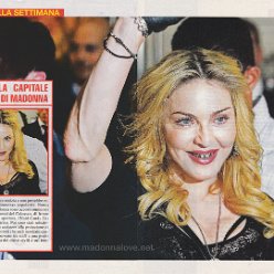 2013 - March - Ditutto - Italy - Delirio nella capitale per larrivo di Madonna