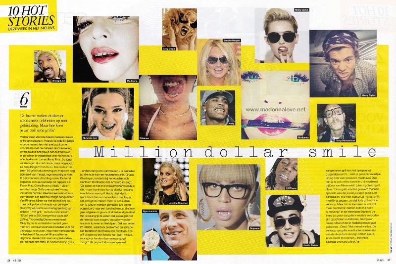 2013 - Unknown month - Grazia - Holland - Million dollar smile
