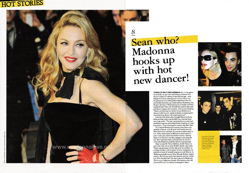 2014 - January - Grazia - UK - Sean who Madonna hooks up with hot new dancer!