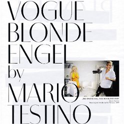 2014 - March - Vogue - Germany - Vogue blonde engel by Mario Testino