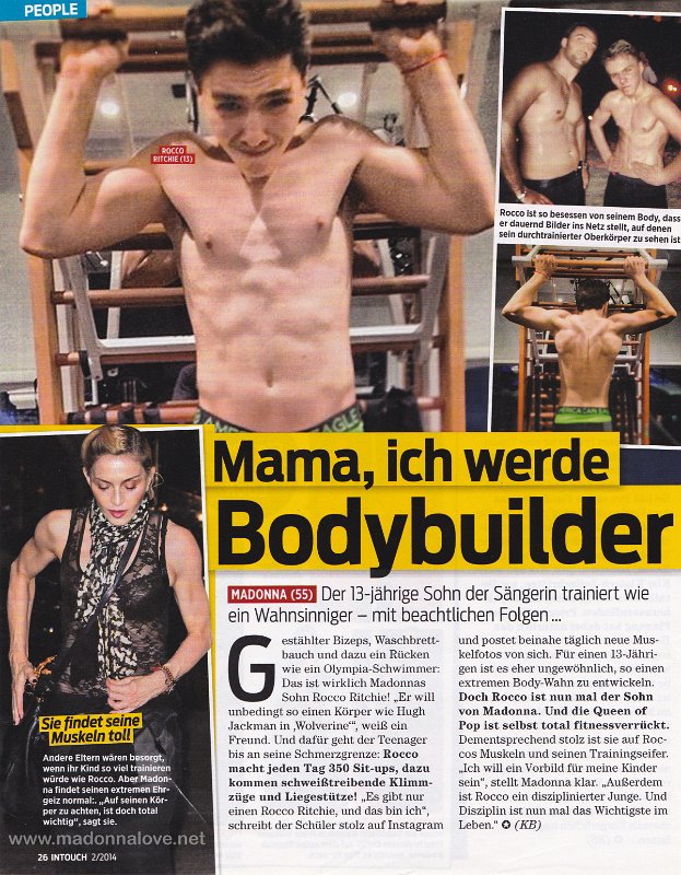 2014 - Unknown month - Intouch - Germany - Mama ich werde bodybuilder