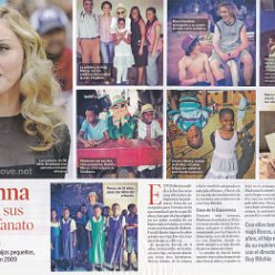 2014 - Unknown month - Semana - Spain - Madonna volvio con sus hijos al orfanato de Malawi