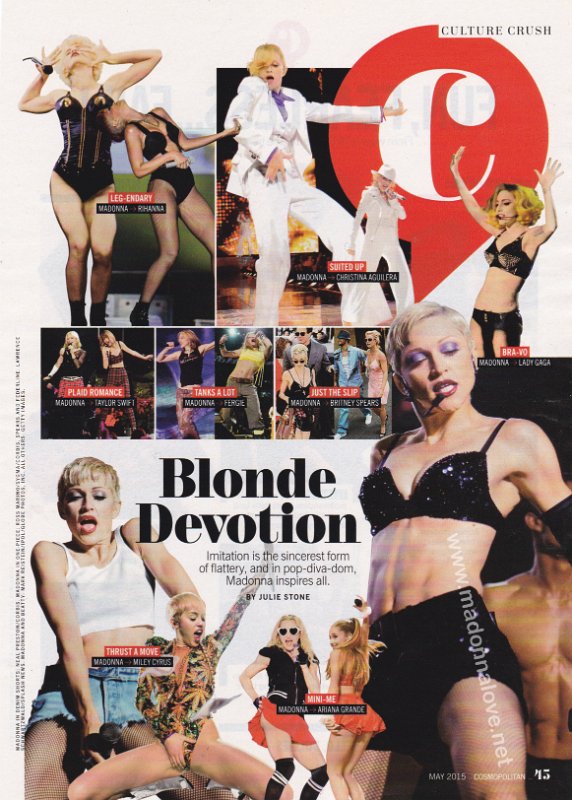 2015 - May - Cosmopolitan - USA - Blonde devotion