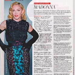 2015 - November - Hello - UK - Half hour with Madonna