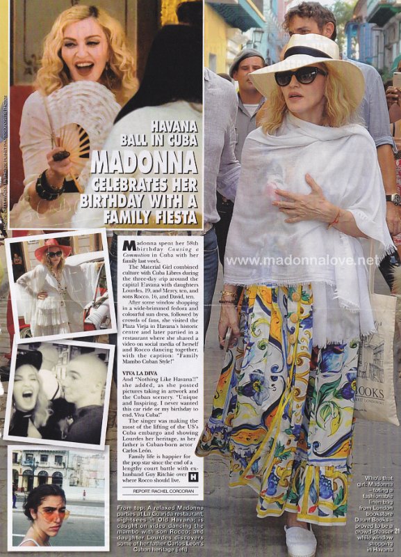 2016 - August - Hello - UK - Madonna celebrates her birthday with a family fiesta