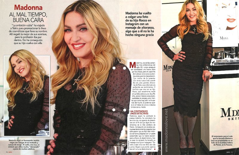 2016 - February - LOVE - Spain - Madonna al mal tiempo buena cara