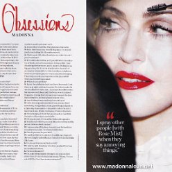 2017 - October - InStyle - USA - My obsessions Madonna