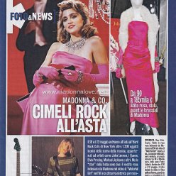 2022 - May - Diva e Donna - Italy - Madonna & co. Cimeli Rock all'asta