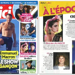 2023 - August - Voici - France - A l'epoque on savait se coiffer