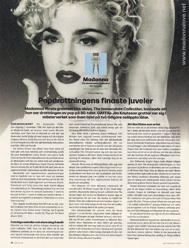 2024 - July_August - Gaffa - Denmark - Popdrottningens finaste juveler