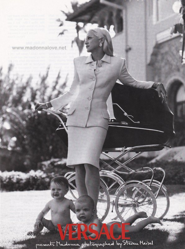 1995 - March - Premiere - USA - Versace ad
