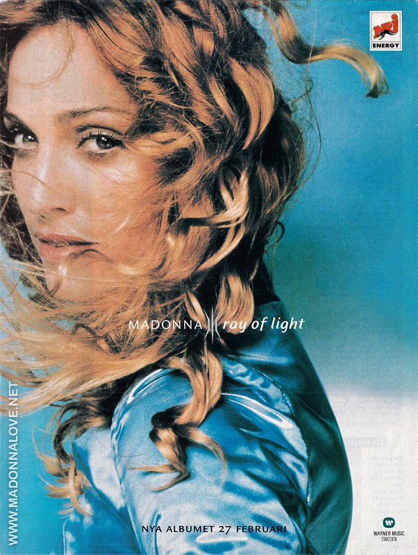 1998 - February - Vecko Revyn - Sweden - Madonna Ray of light - nya albumet 27 februari