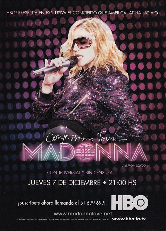 2006 - Unknown month - Unknown magazine - Argentina - Confessions tour Madonna - controversial y sin censura