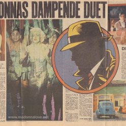 1990 - April - Ekstra bladet - Denmark - Madonnas dampende duet
