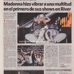 2008 - December - Espectaculos - Argentina - Madonna hizo vibrar a una multitud en el primero de sus shows en river