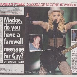 2008 - September - The Sun - UK - Madge do you have a farewell message for Guy
