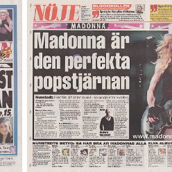 2009 - August - Expressen - Sweden - Allt om Madonna (part 1) - Madonna ar den perfekta popstjarnan
