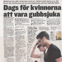 2009 - August - Expressen - Sweden - Dags for kvinnorna att vara gubbsjuka