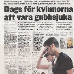 2009 - August - Expressen - Sweden - Dags for kvinnorna att vara gubbsjuka