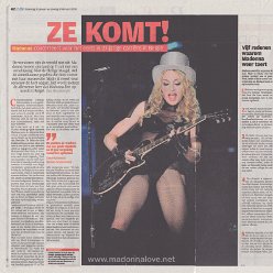 2009 - January - Het Nieuwsblad - Belgium - Ze komt!