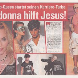 2009 - Unknown month - Unknown newspaper - Germany - Madonna hilft Jesus!
