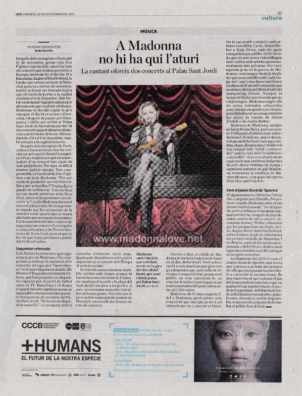 2015 - November - Ara - Spain - A Madonna no hi ha qui l'aturi