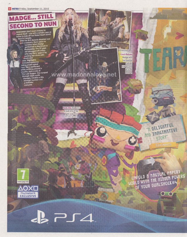 2015 - September - Metro - UK - Madge... still second to nun