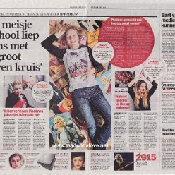 2015 - December - Algemeen Dagblad - Holland - Ieder meisje op school liep opeens met zo'n groot zilveren kruis